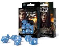 Title: Classic Runic Glacier & white Dice Set