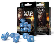 Alternative view 1 of Classic Runic Glacier & white Dice Set