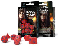 Title: Classic Runic Red & blue Dice Set