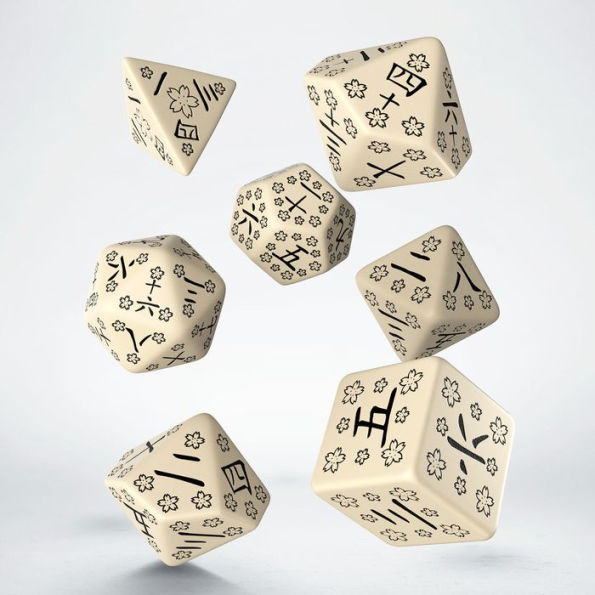 Japanese Dice Set Last Words Stone