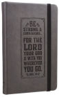 Be Strong FauxLeather Notebook Featuring Josh 1:9