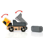 Alternative view 6 of BRIO World Wooden Railway Train Set Rail & Road Loading Set