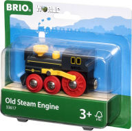 BRIO World Wooden Railway Train Set Old Steam Engine