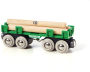 Alternative view 3 of BRIO World Wooden Railway Train Set Lumber Loading Wagon