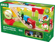 Title: BRIO World Wooden Railway Train Set My First Railway Battery Train Set