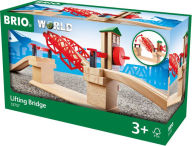 Title: BRIO World Wooden Railway Train Set Lifting Bridge