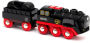 Alternative view 5 of BRIO World Wooden Railway Train Set Battery-Operated Steaming Train