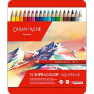 Title: Supracolor Soft Water-Soluble Colored Pencils - 18 Assorted Colors