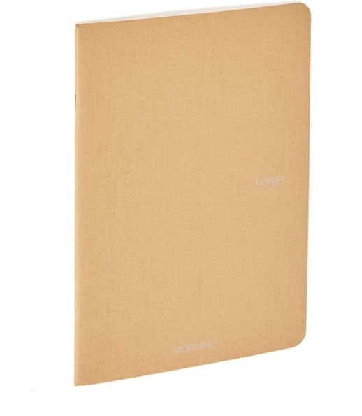 Ecoqua Original Notebook, A4, Staple-Bound, Dotted, Beige