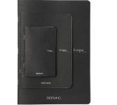 Alternative view 4 of Ecoqua Original Notebook, A5, Staple-Bound, Graph, Navy