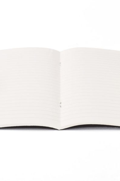 Ecoqua Original Notebook, A4, Staple-Bound, Lined, Black