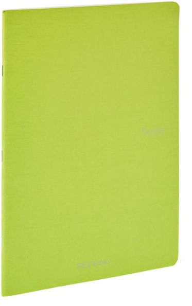 Ecoqua Original Notebook, A5, Staple-Bound, Lined, Lime