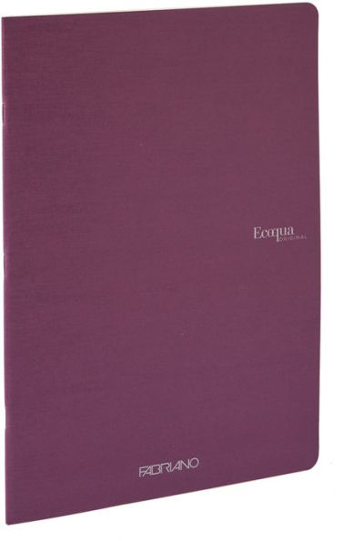 Ecoqua Original Notebook, A5, Staple-Bound, Lined, Wine
