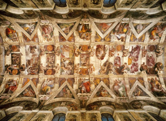 Michelangelo The Sistine Chapel Ceiling 1000 Piece Puzzle