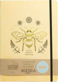 Title: 2026 Queen Bee Recycled Leather Planner