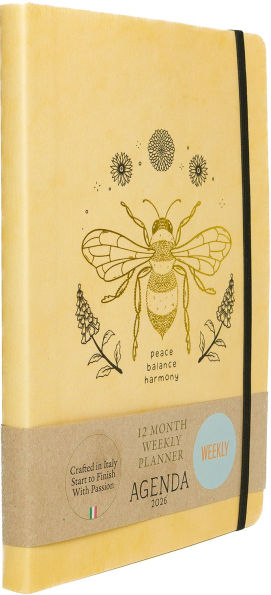 2026 Queen Bee Recycled Leather Planner