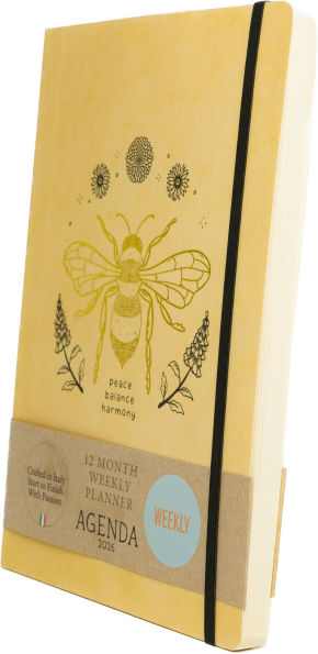 2026 Queen Bee Recycled Leather Planner
