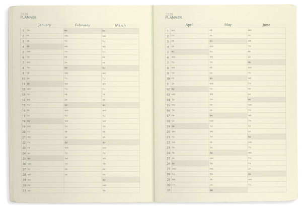 2026 Queen Bee Recycled Leather Planner