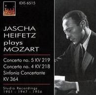 Jascha Heifetz plays Mozart