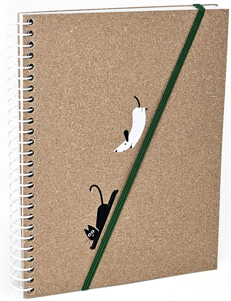 Spiral Cat and Dog Notebook - Exclusive