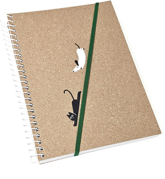 Spiral Cat and Dog Notebook - Exclusive