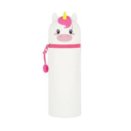 Title: Legami 2-In-1 Silicone Pencil Case - Kawaii - Unicorn