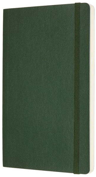 Moleskine Notebook, Large, Dotted, Myrtle Green, Soft Cover (5 x 8.25)