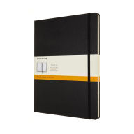 Moleskine Notebook, XXL, Ruled, Black, Hard Cover (8.5 x 11)