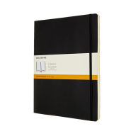 Moleskine Notebook, XXL, Ruled, Black Soft Cover (8.5 x 11)