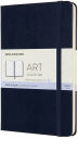 Moleskine Art Sketchbook, Medium, Sapphire Blue (4.5 x 7)