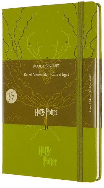 Besmettelijke ziekte zuurgraad Accumulatie Moleskine Limited Edition Notebook Harry Potter, Large, Ruled, Book 3,  Olive Green (5 x 8.25) by Moleskine | Barnes & Noble®