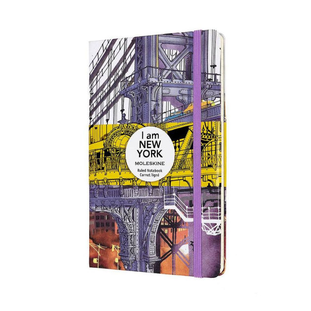 Moleskine Limited Edition Notebook, I Am New York, Large, Ruled, Hard