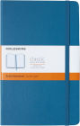 Moleskine Notebook Large Ruled Steel Blue Hard Cover