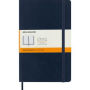 Moleskine Classic Notebook, Large, Ruled, Sapphire Blue, Soft Cover (5 x 8.25)