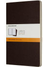 Moleskine Cahier Journal, Large, Ruled, Coffee Brown (5 x 8.25)