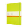 Moleskine Classic Notebook, Extra Large, Ruled, Lemon Green, Hard Cover (7.5 X 9.75)