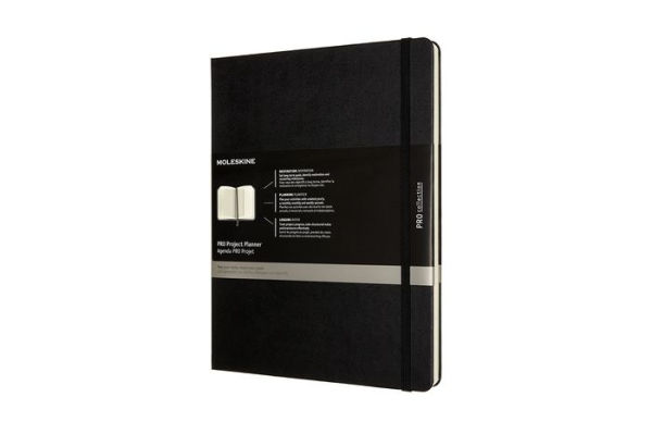 Moleskine Professional Project Planner, Extra Large, Hard Cover (7.5 x 9.75)