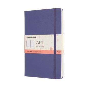 Moleskine Art Logbook, Large, Lavender Violet, Hard Cover (5 x 8.25)