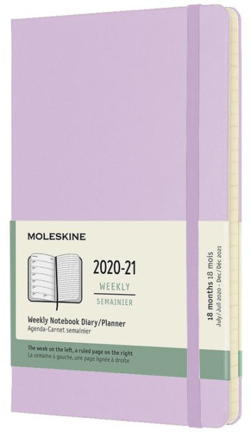 2020-21 MOLESKINE WEEKLY POCKET NOTEBOOK DIARY/PLANNER SOFT COVER BLACK