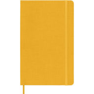 Moleskine Classic Notebook, Large, Ruled, Orange Yellow, Silk Hard Cover (5 x 8.25)