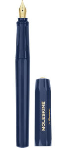 Moleskine Kaweco Fountain Pen, Blue, Medium Nib, Blue Ink