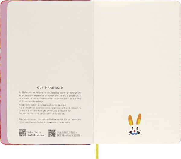 Moleskine Limited Edition Notebook Year of the Rabbit, Large, Ruled, Angel Chen (5 x 8.25)