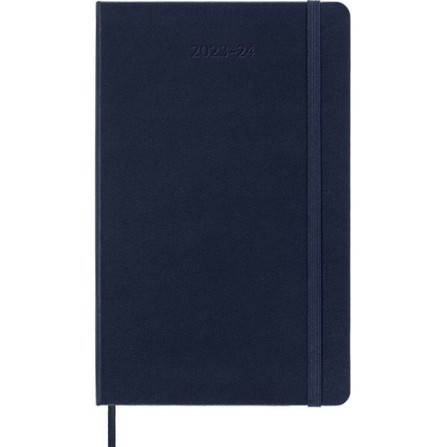  Moleskine 2023-2024 Weekly Planner, 18M, Large, Myrtle Green,  Hard Cover (5 x 8.25) : Office Products