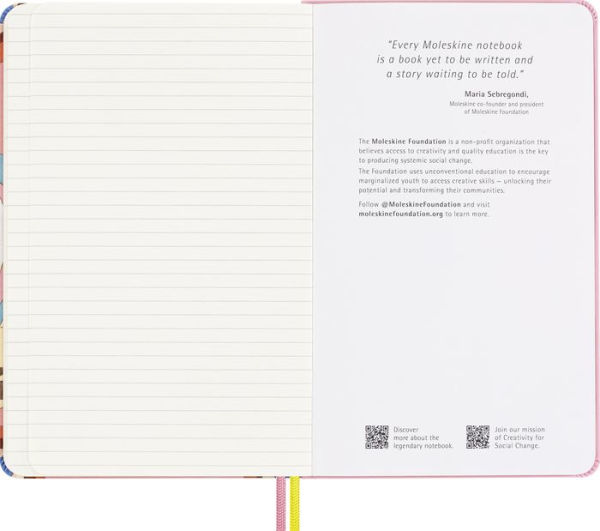 Moleskine Limited Edition Sakura 18-Month Planner by Momoko Sakura, 2024-2025 Weekly Planner, Hard Cover, Large (5