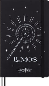 Moleskine Limited Edition Harry Potter Lumos spell Notebook with glow in the dark special-effect, Hard Cover, Ruled, Large (5