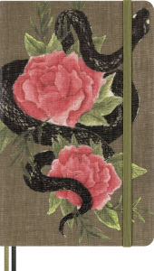 Title: Moleskine Limited Edition Year of the Snake 2025 Notebook, Hard Cover, Large (5 x 8.25), Ruled, Roses, 176 pages