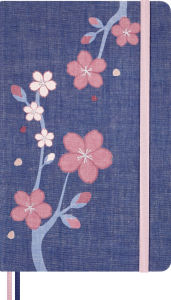 Title: Moleskine Limited Edition Sakura Notebook, Hard Cover, Large (5 x 8.25), Ruled, Cherry Blossoms, 176 pages