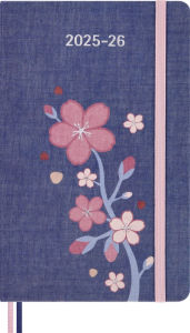 Title: 2025-2026 Moleskine Limited Edition Sakura 18 Month Weekly Planner, Hard Cover, Large (5 x 8.25), Cherry Blossoms, 208 pages