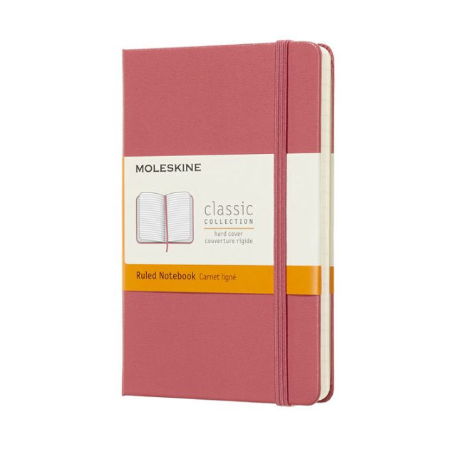Moleskine Classic Notebook, Pocket, Ruled, Pink Daisy, Hard Cover (3.5