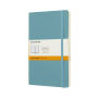 Moleskine Classic Notebook, Soft Cover, Reef Blue, Large with Ruled pages
